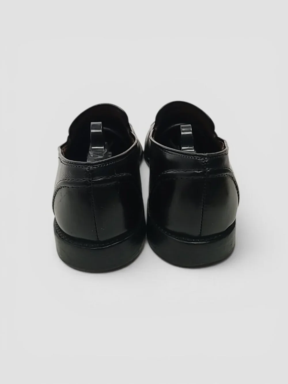 Allen Edmonds Black Leather Slip On Loafers 9 D